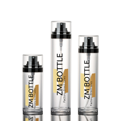 Garrafa de spray transparente PET fosca personalizada 50ml 80ml 100ml
