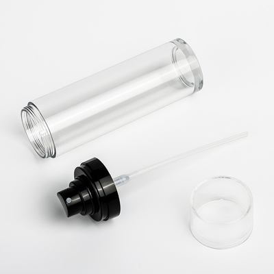 Garrafa de spray transparente PET fosca personalizada 50ml 80ml 100ml