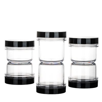 6oz frasco de empacotamento de creme, recipientes plásticos reciclados para produtos de beleza