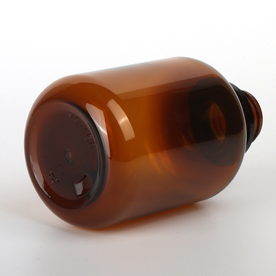 Grupos de empacotamento cosméticos do ODM, 60ml 90ml 130ml Amber Plastic Cosmetic Jars
