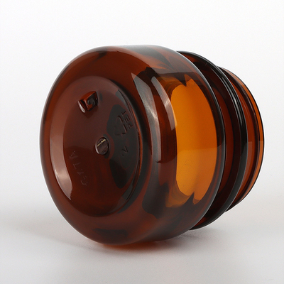 Grupos de empacotamento cosméticos do ODM, 60ml 90ml 130ml Amber Plastic Cosmetic Jars