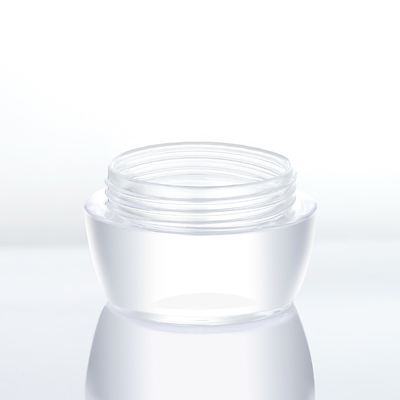 capacidade plástica transparente da garrafa 50g do pulverizador de 62mm para o creme do olho