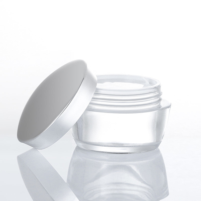 capacidade plástica transparente da garrafa 50g do pulverizador de 62mm para o creme do olho