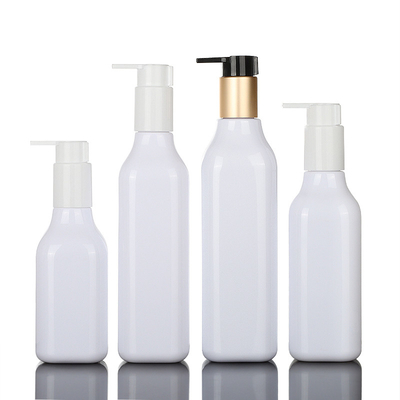 da loção cosmética original biodegradável luxuosa do quadrado de 200ml 300ml 350ml 400ml garrafa mal ventilada da bomba do ouro