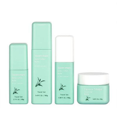 OEM cosmético luxuoso geado do grupo 100ml 120ml 160ml da garrafa aceitável