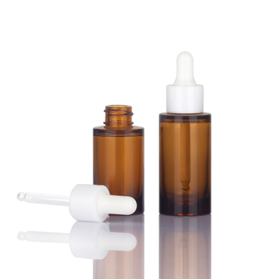Da capacidade cosmética da garrafa 1oz do conta-gotas do óleo superfície de carimbo quente