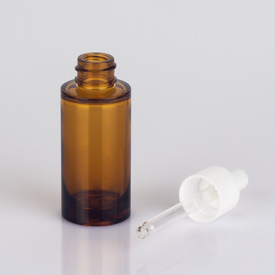 Da capacidade cosmética da garrafa 1oz do conta-gotas do óleo superfície de carimbo quente