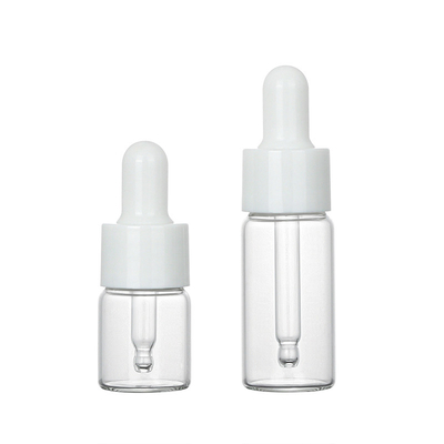 a garrafa cosmética do conta-gotas 10ml, conta-gotas pequeno geado engarrafa plástico