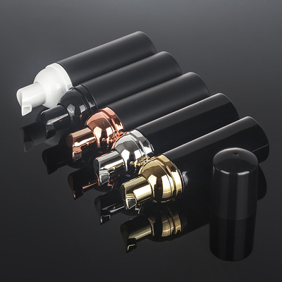 Clear Black 2 onças espuma diâmetro da altura 35.5mm das garrafas 130mm da bomba