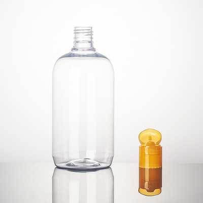 Parte superior plástica do parafuso de garrafa 300ML, frascos superiores do parafuso transparente do ANIMAL DE ESTIMAÇÃO