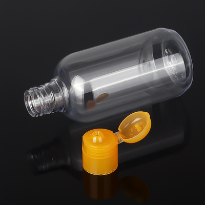 Parte superior plástica do parafuso de garrafa 300ML, frascos superiores do parafuso transparente do ANIMAL DE ESTIMAÇÃO