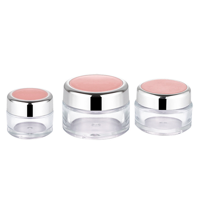 Largura imprimindo UV material acrílica de empacotamento de creme redonda do frasco 20g 50mm