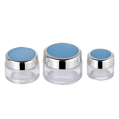 Largura imprimindo UV material acrílica de empacotamento de creme redonda do frasco 20g 50mm