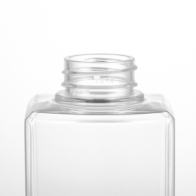 Garrafa luxuosa transparente PETG 350ML material plástico da bomba da loção