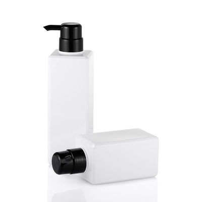 O quadrado cosmético vazio da garrafa 200ml da loção dá forma à largura de 61mm com bomba de 42mm