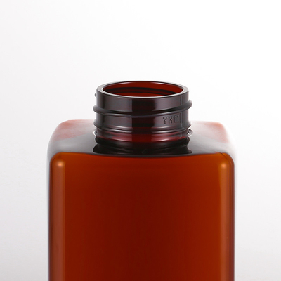 Garrafa cosmética clara da loção, garrafas quadradas da bomba da loção de 41mm