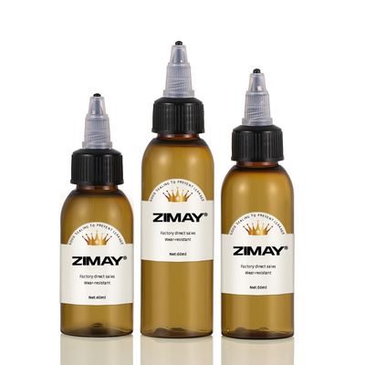 Frascos plásticos pequenos com capacidade 60ml reusável de Reappliable das tampas superiores do parafuso