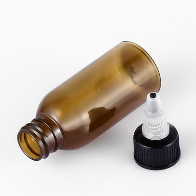 Frascos plásticos pequenos com capacidade 60ml reusável de Reappliable das tampas superiores do parafuso
