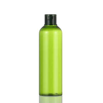 garrafa cosmética da loção do círculo, garrafas vazias verdes 300ML da loção do corpo de 54mm