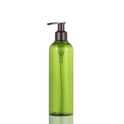 garrafa cosmética da loção do círculo, garrafas vazias verdes 300ML da loção do corpo de 54mm