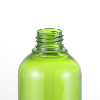 garrafa cosmética da loção do círculo, garrafas vazias verdes 300ML da loção do corpo de 54mm