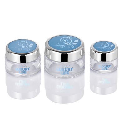 Frasco de empacotamento de creme do ODM, 15g largura decorativa plástica dos frascos 40mm