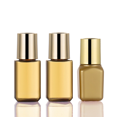 a garrafa vazia do curso 15ml ajustou o OEM da cor do ouro disponível para cuidados com a pele