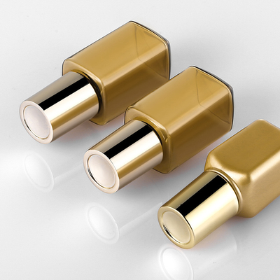 a garrafa vazia do curso 15ml ajustou o OEM da cor do ouro disponível para cuidados com a pele