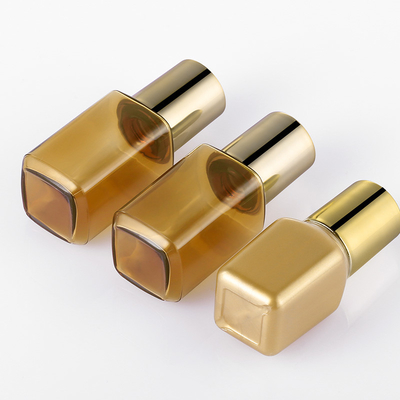 a garrafa vazia do curso 15ml ajustou o OEM da cor do ouro disponível para cuidados com a pele