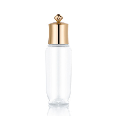 A garrafa vazia geada do curso do ouro ajustou a capacidade 30ml para o tonalizador