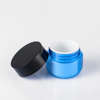 Reusável recarregável de empacotamento de creme preto do frasco para loções e desnata 4 onças