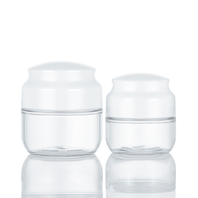 Recipientes cosméticos vazios recarregávéis, frascos plásticos biodegradáveis reusáveis