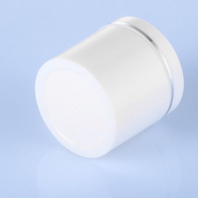Frasco de empacotamento de creme do animal de estimação branco com capacidade superior das tampas 100g do parafuso