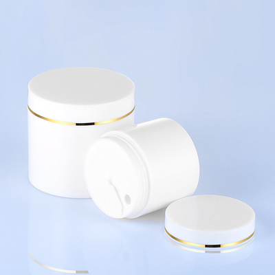 Frasco de empacotamento de creme do animal de estimação branco com capacidade superior das tampas 100g do parafuso