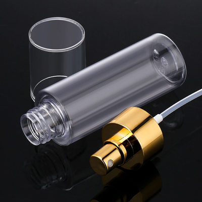 Garrafas cosméticas vazias redondas do pulverizador, garrafas plásticas do pulverizador do espaço livre luxuoso de 4 onças