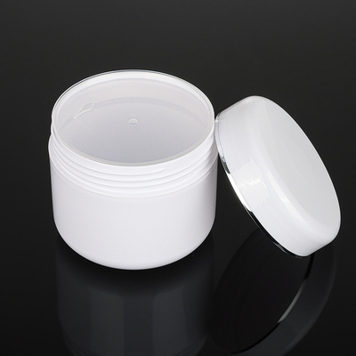 Linha de prata de empacotamento de creme em volta da forma, recipientes cosméticos do frasco do ANIMAL DE ESTIMAÇÃO de 2 onças
