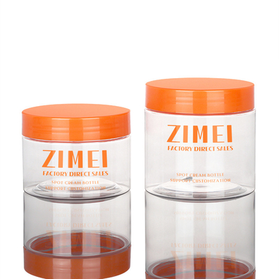 Capacidade de empacotamento cosmética dos frascos largos 100g 120g do creme da boca com tampão de parafuso