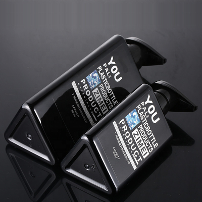 as garrafas 500ml plásticas para desnatam o material recarregável preto do ANIMAL DE ESTIMAÇÃO