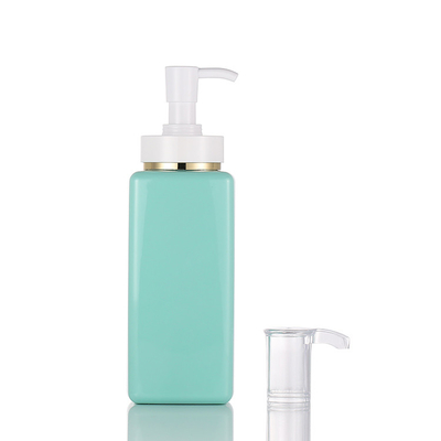 garrafa cosmética da loção do produto comestível, recipiente da bomba 400ml para a loção