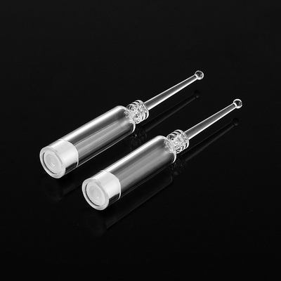 Ampola material plástica do ANIMAL DE ESTIMAÇÃO transparente das garrafas de óleo 1ml essencial