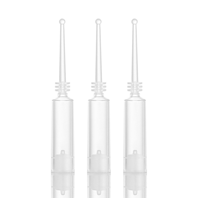 Ampola material plástica do ANIMAL DE ESTIMAÇÃO transparente das garrafas de óleo 1ml essencial
