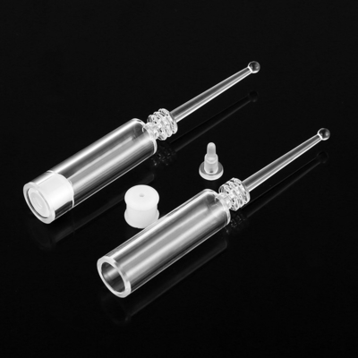 Ampola material plástica do ANIMAL DE ESTIMAÇÃO transparente das garrafas de óleo 1ml essencial