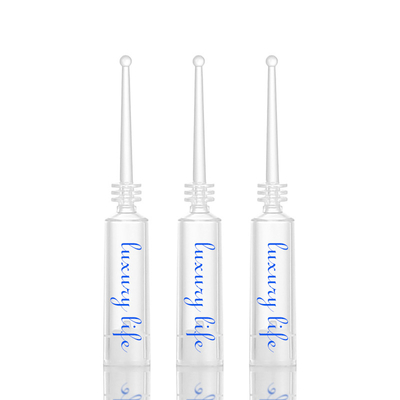 Ampola material plástica do ANIMAL DE ESTIMAÇÃO transparente das garrafas de óleo 1ml essencial