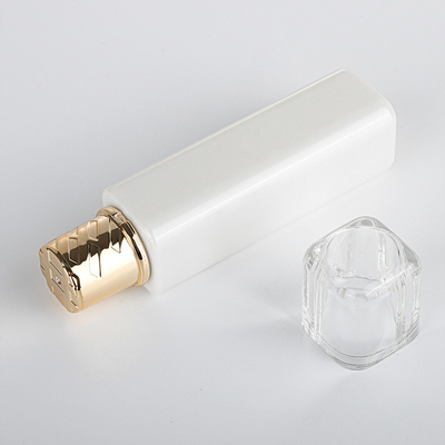 Garrafas de perfume vazias luxuosas acrílicas do ODM que empacotam Rose Gold 15ML 30ML