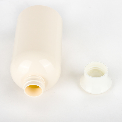 Garrafa plástica redonda transparente plástica cosmética da garrafa de tonalizador 300ml 350ml